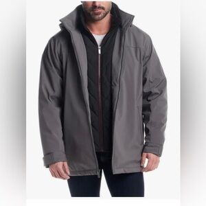 Weatherproof Men's Charcoal Performance Jacket
